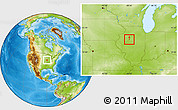 Physical Location Map of ZIP code 61604