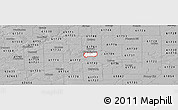 Gray Panoramic Map of ZIP code 61701