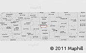 Silver Style Panoramic Map of ZIP code 61701