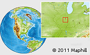 Physical Location Map of ZIP code 61874