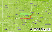 Physical 3D Map of ZIP code 62378