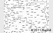 Blank Simple Map of ZIP codes starting with 624