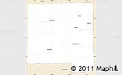 Classic Style Simple Map of DuPage County