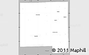 Gray Simple Map of DuPage County