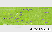 Physical Panoramic Map of Franklin County