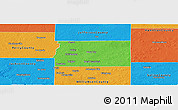 Political Panoramic Map of Franklin County