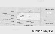 Silver Style Panoramic Map of Franklin County