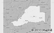 Gray Map of Mason County