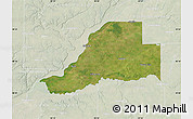 Satellite Map of Mason County, lighten