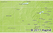 Physical 3D Map of McHenry County