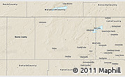 Shaded Relief 3D Map of McHenry County
