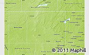 Physical Map of McHenry County