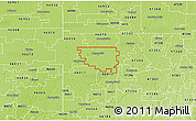Physical 3D Map of ZIP code 46001