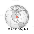 Outline Map of ZIP Code 46001