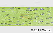 Physical Panoramic Map of ZIP code 46001