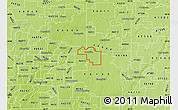 Physical Map of ZIP code 46040
