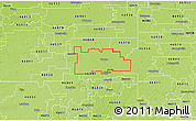 Physical 3D Map of ZIP code 46072
