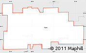 Silver Style Simple Map of ZIP code 46072