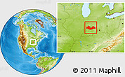 Physical Location Map of ZIP codes starting with 461