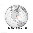 Outline Map of ZIP Code 46184