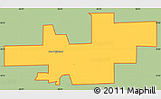 Savanna Style Simple Map of ZIP code 46184