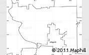 Blank Simple Map of ZIP code 46202