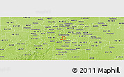 Physical Panoramic Map of ZIP code 46225