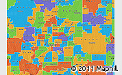 Political Map of ZIP code 46226