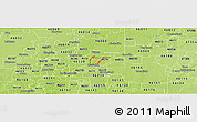 Physical Panoramic Map of ZIP code 46256