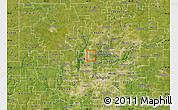 Satellite Map of ZIP code 46268
