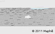 Gray Panoramic Map of ZIP code 46303