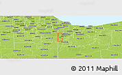 Physical Panoramic Map of ZIP code 46311