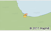 Savanna Style 3D Map of ZIP code 46312, single color outside
