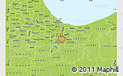 Physical Map of ZIP code 46319