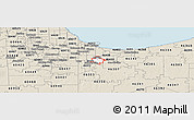 Classic Style Panoramic Map of ZIP code 46319