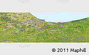 Satellite Panoramic Map of ZIP code 46319