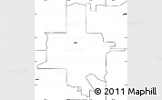 Blank Simple Map of ZIP code 46319