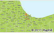 Physical 3D Map of ZIP code 46320