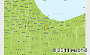 Physical Map of ZIP code 46322