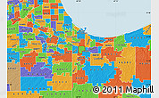 Political Map of ZIP code 46322