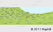 Physical Panoramic Map of ZIP code 46322