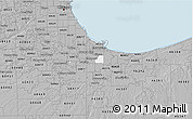 Gray 3D Map of ZIP code 46323