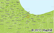 Physical 3D Map of ZIP code 46323