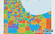 Political Map of ZIP code 46323