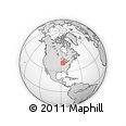 Outline Map of ZIP Code 46323