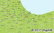 Physical 3D Map of ZIP code 46324