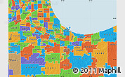 Political Map of ZIP code 46324