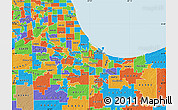 Political Map of ZIP code 46327