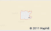 Classic Style 3D Map of ZIP code 46356, single color outside