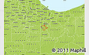Physical Map of ZIP code 46373